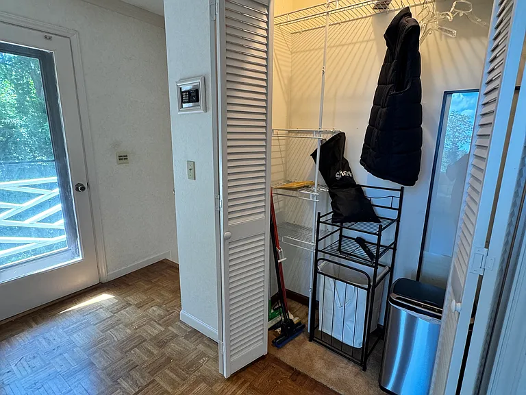 Closet off upstairs living room