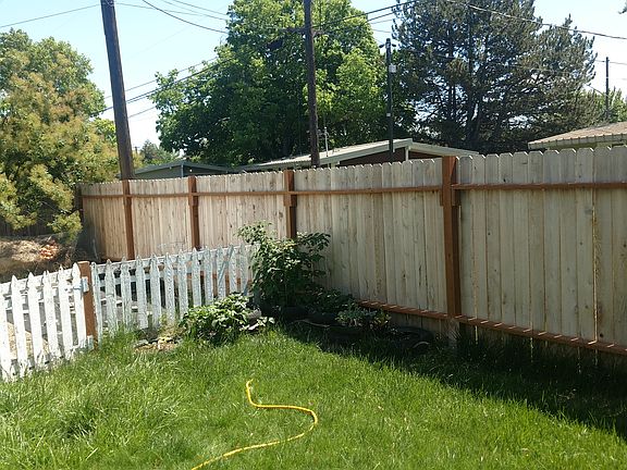 New back fence