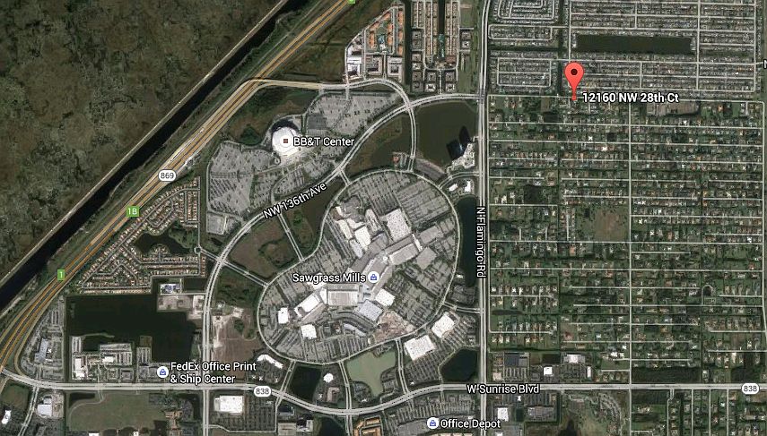 Near Sawgrass Mills Mall