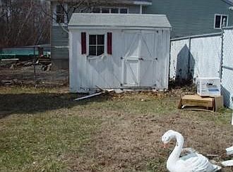 Back yard shed