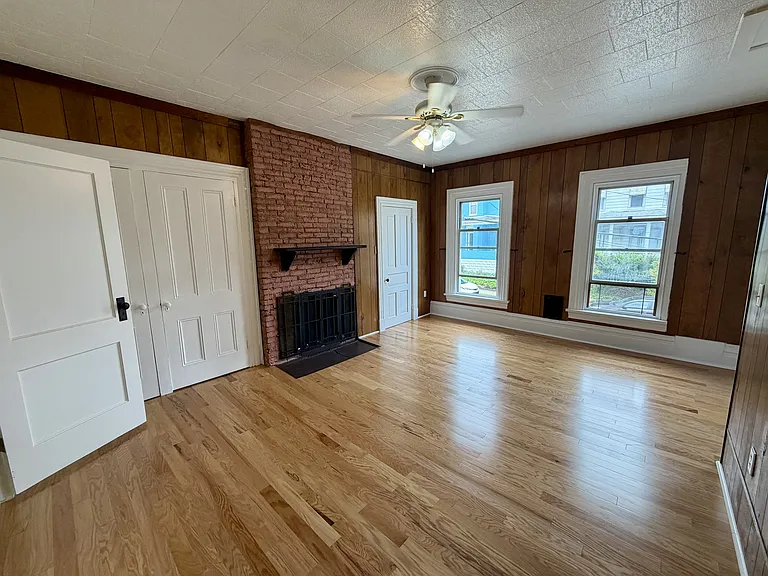 Front bedroom with double closets.