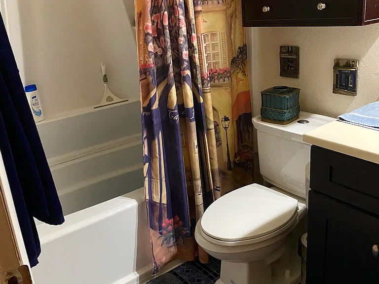 Semi private shared bathroom