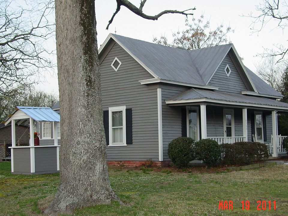 Farmhouse From Driveway