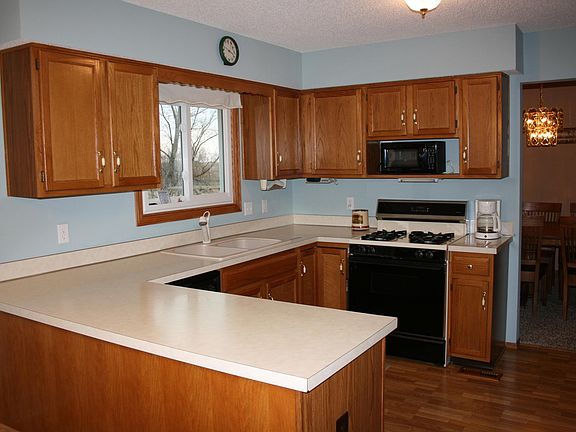 Spacious kitchen - countertops have been updated since photo