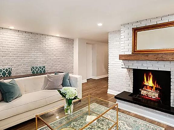 Exposed Brick Living Room