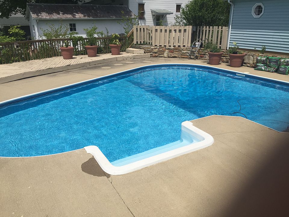 in-ground salt-water pool