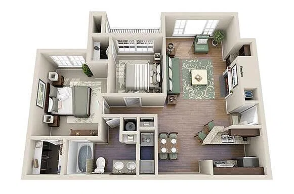 Floor plan B1