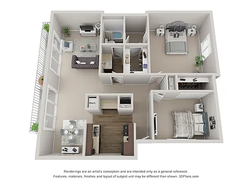 Floor plan Monaco