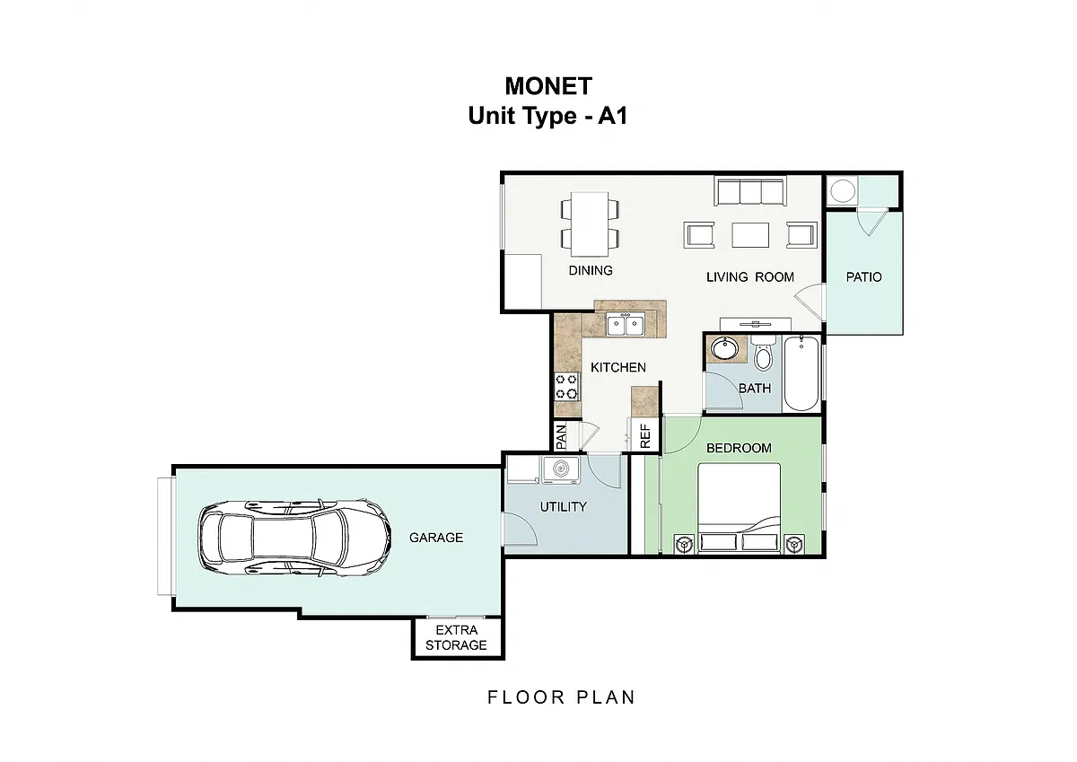 Floor plan A1
