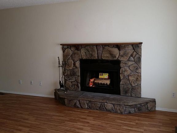 Fire place in living room