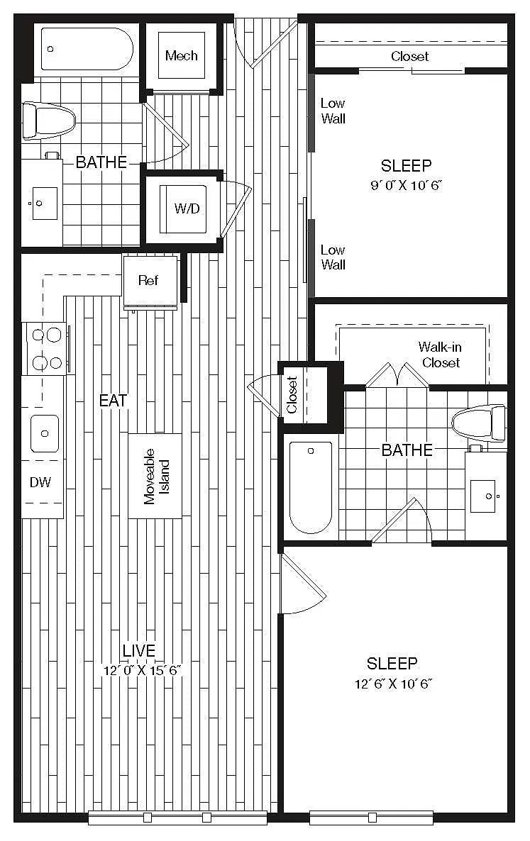 Floor plan Lofts-B37
