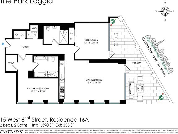 2nd image of 15 W 61st St #16A