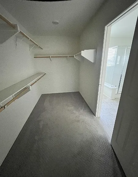 Master Bedroom spacious walk-in closet