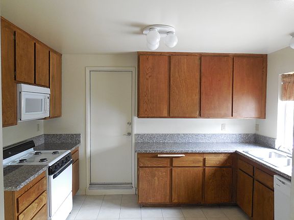 Kitchen with granite counters