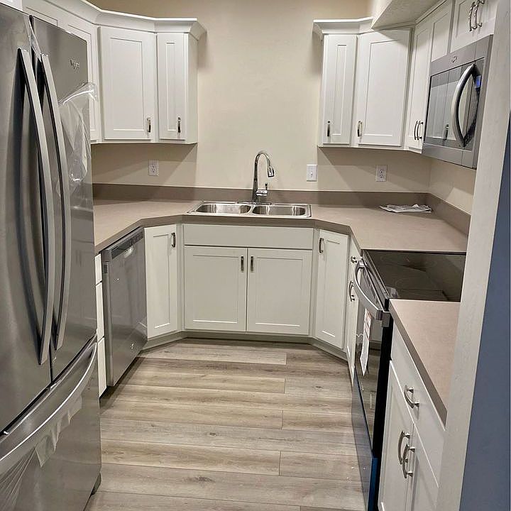 Kitchen with new appliances