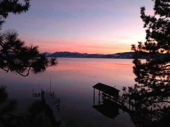 Sunrise from deck