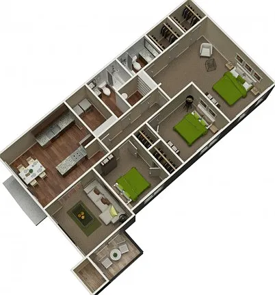 3 Bedroom 2 Bath 3 Bedroom 2 Bath