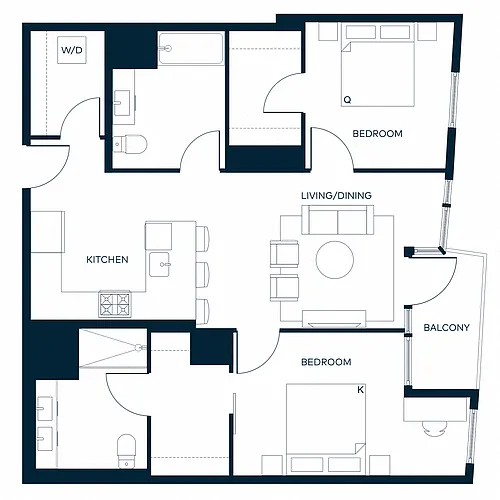 Floor plan B6