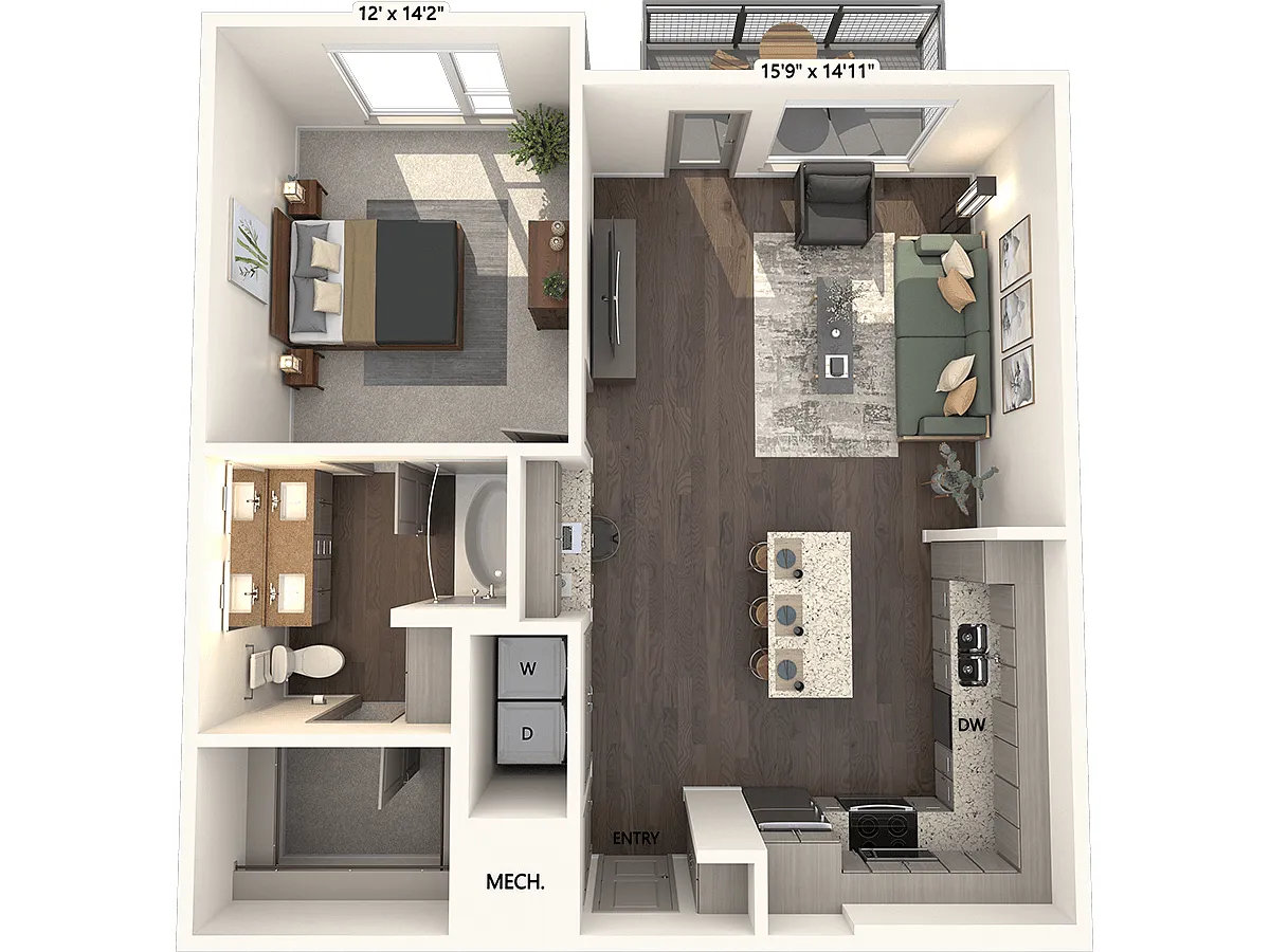 Floor plan A7-857-G