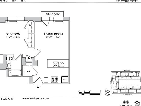 2nd image of 125 Court St APT 4SD