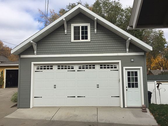 New Garage includes shelving