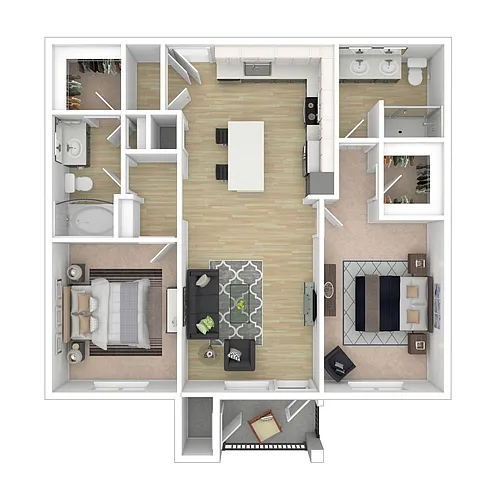 Floor plan Hampton