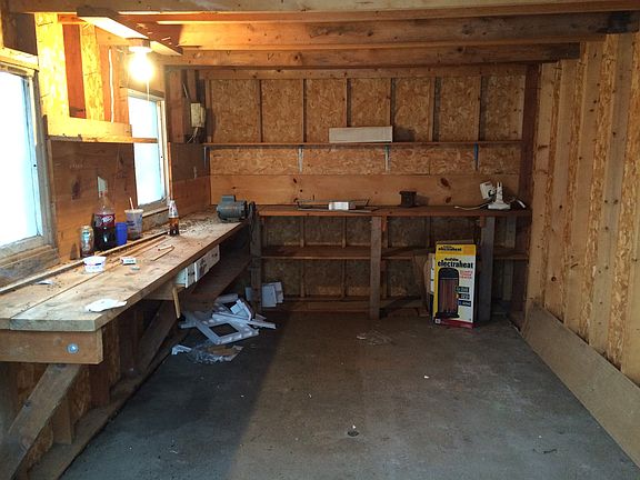 inside small shed