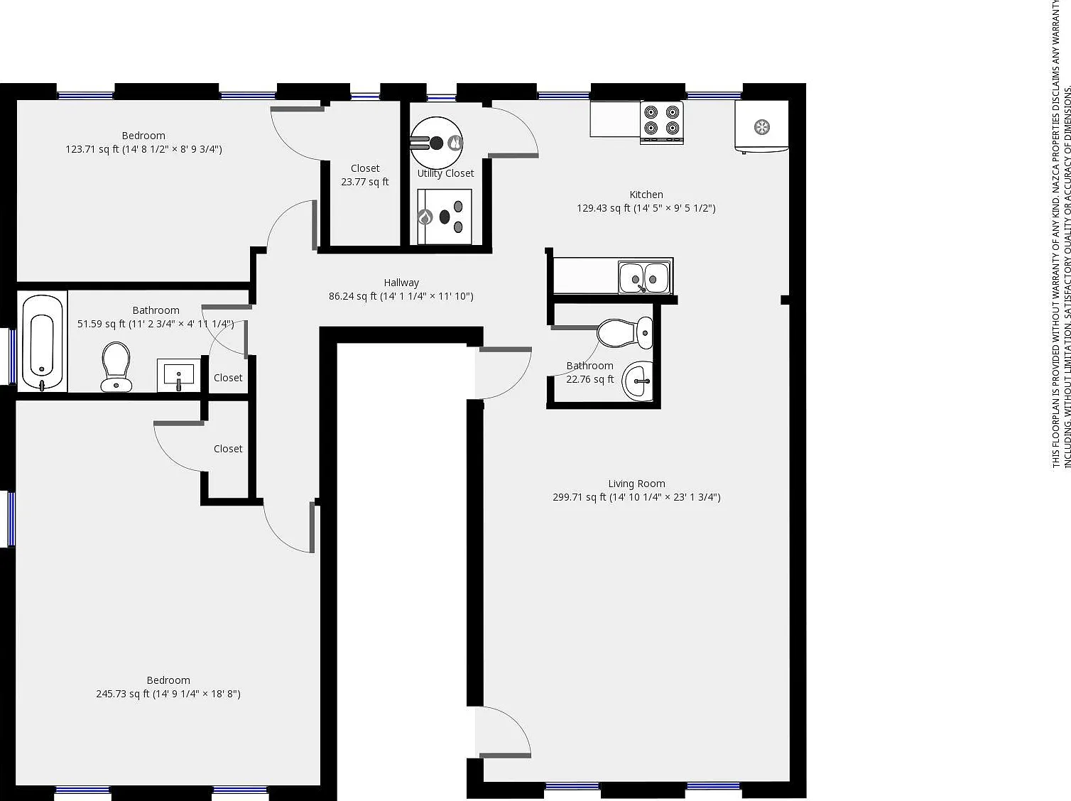 2 bed, 1.5 bath, 1221 sqft, $1,390 — Photo 3