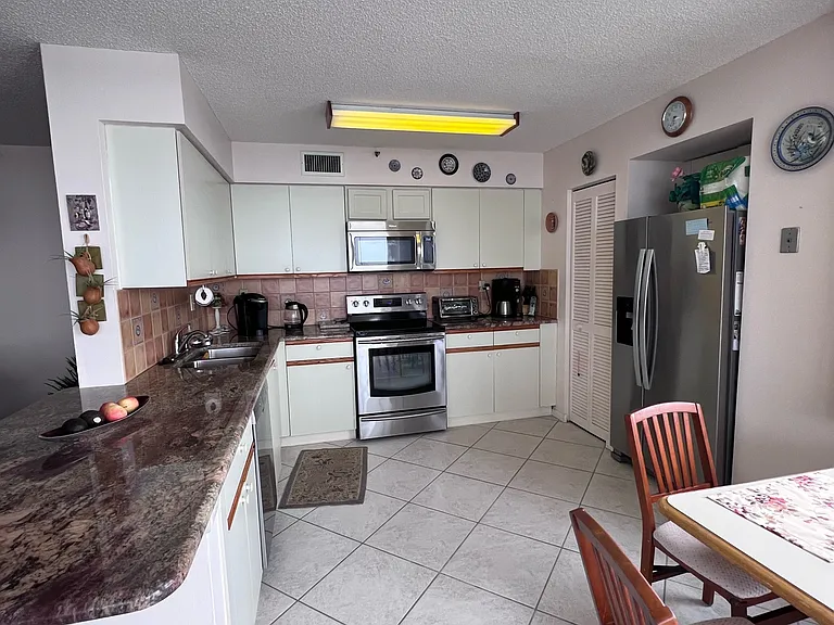 Kitchen with updated stainless steel appliances