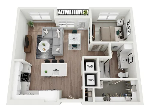 Floor plan A4S - District Square