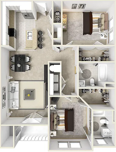 Floor plan The Oaks
