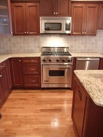 Kitchen with Viking range