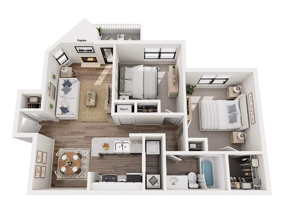 Floor plan Oak