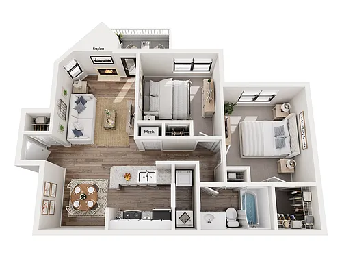 Floor plan Oak
