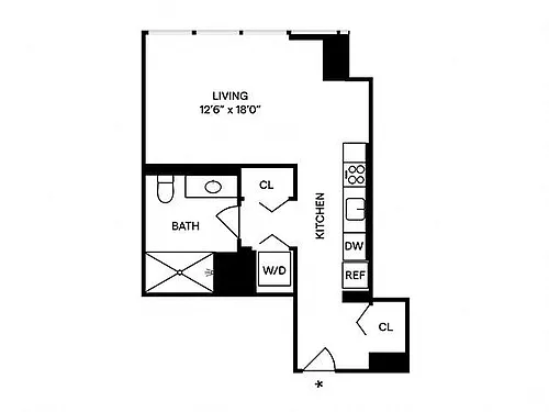 Floor plan Deluxe Loft