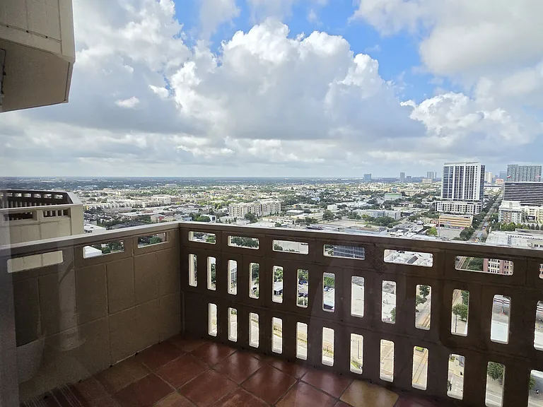 Master bedroom private balcony