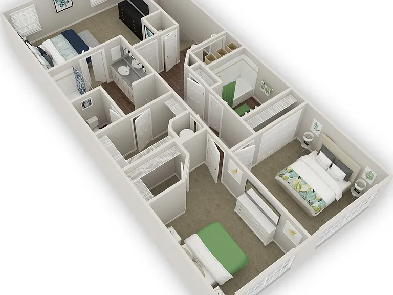 Ashland Townhomes floor plan Lowry Park