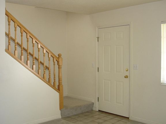front entry and stairs