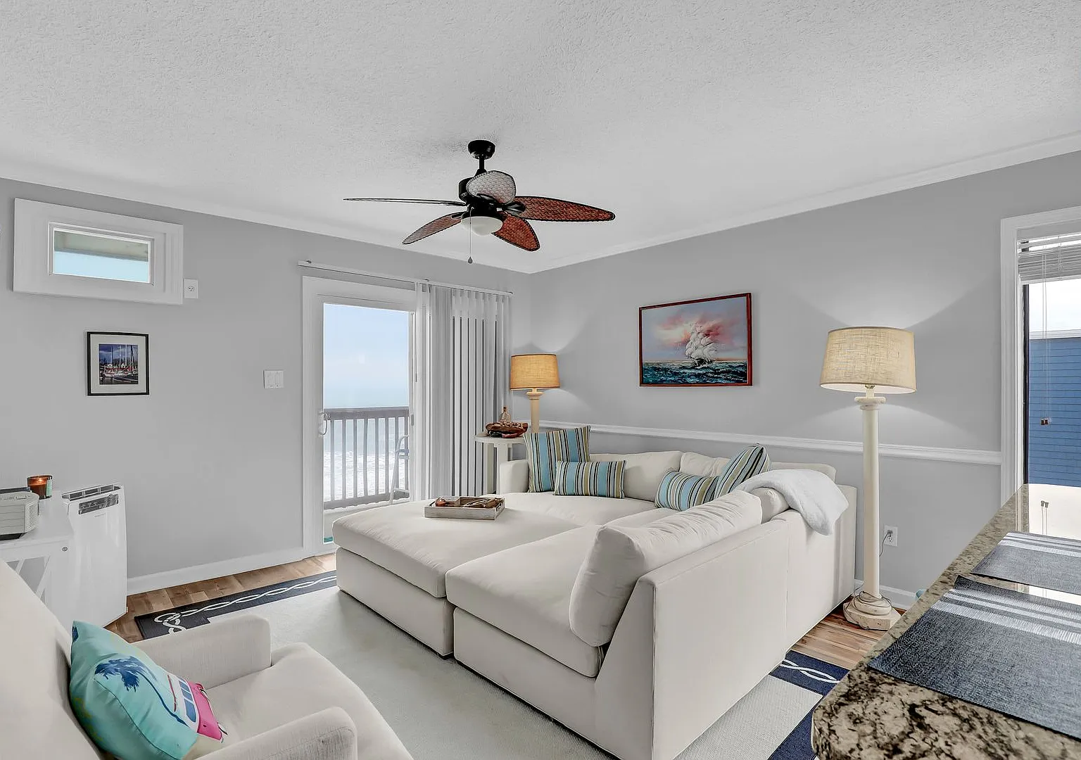 Captain's Quarters Oceanfront Condo - Winter Rental - N. Topsail Beach, NC — Photo 1