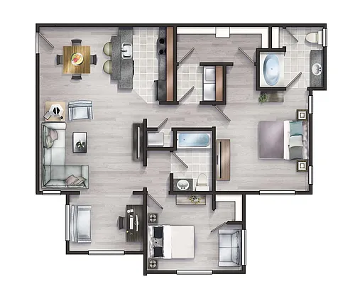 Floor plan The Carolina