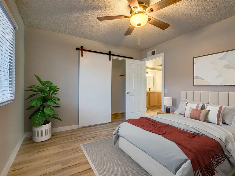 The Monica Apartments Bedroom