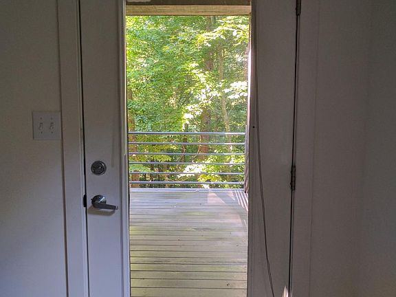 Bedroom 1, porch door
