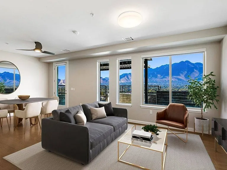 Sugarmont Living Room Townhome Staged