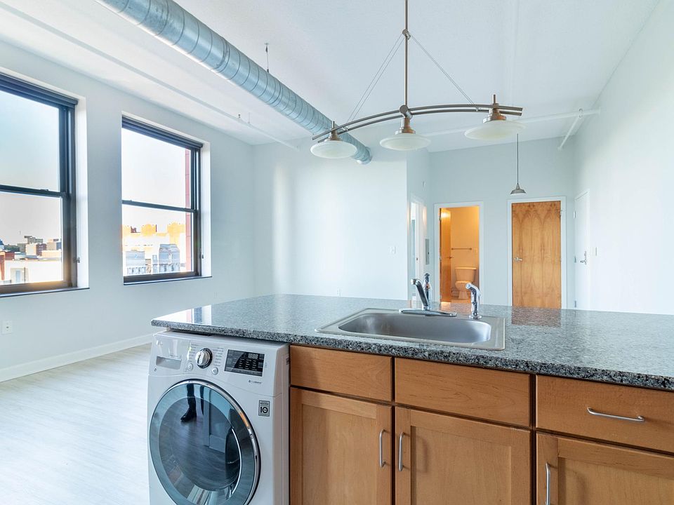 Open kitchen and living room