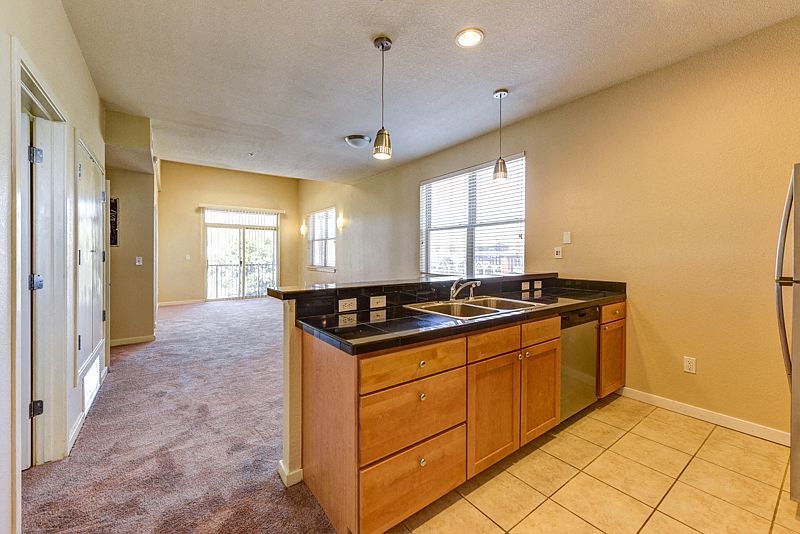 Kitchen Overlooking Living Room