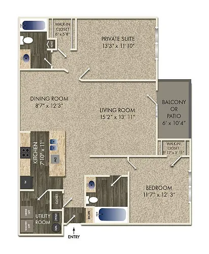 Floor plan Carnegie
