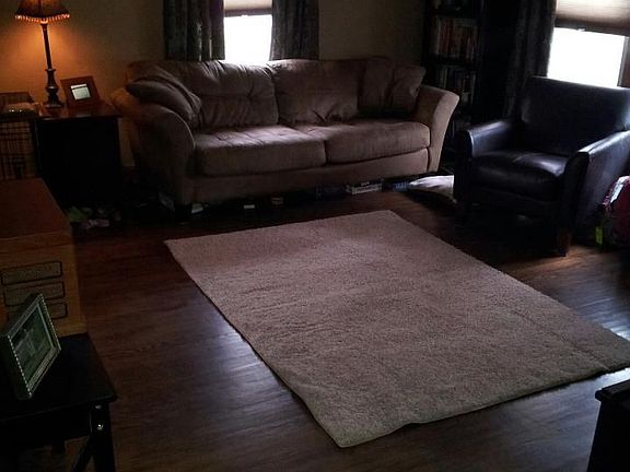 Newly refinished HW in LR