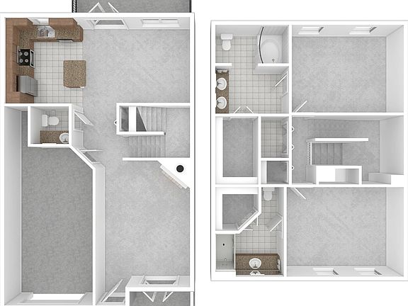 2 floors plan