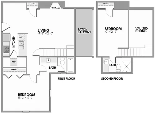 Floor plan Bay Loft