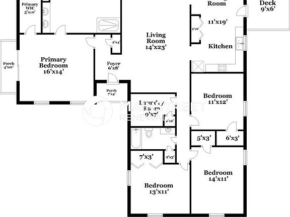primary bedroom